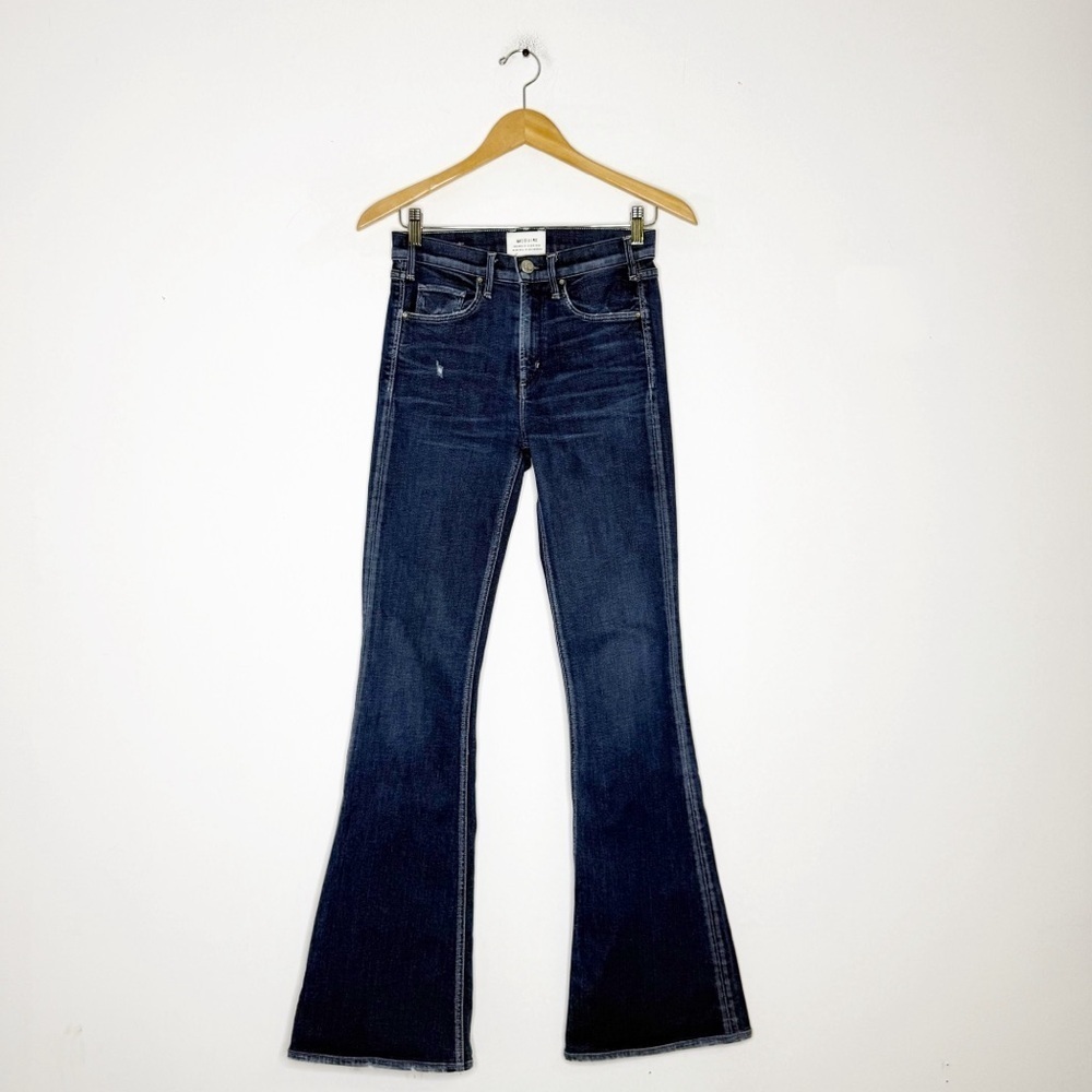 McGuire Majorelle Flare Jeans Anthropologie Dark Wash Size 25